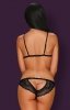 Obsessive Millagro 2-pcs set biustonosz i figi tył